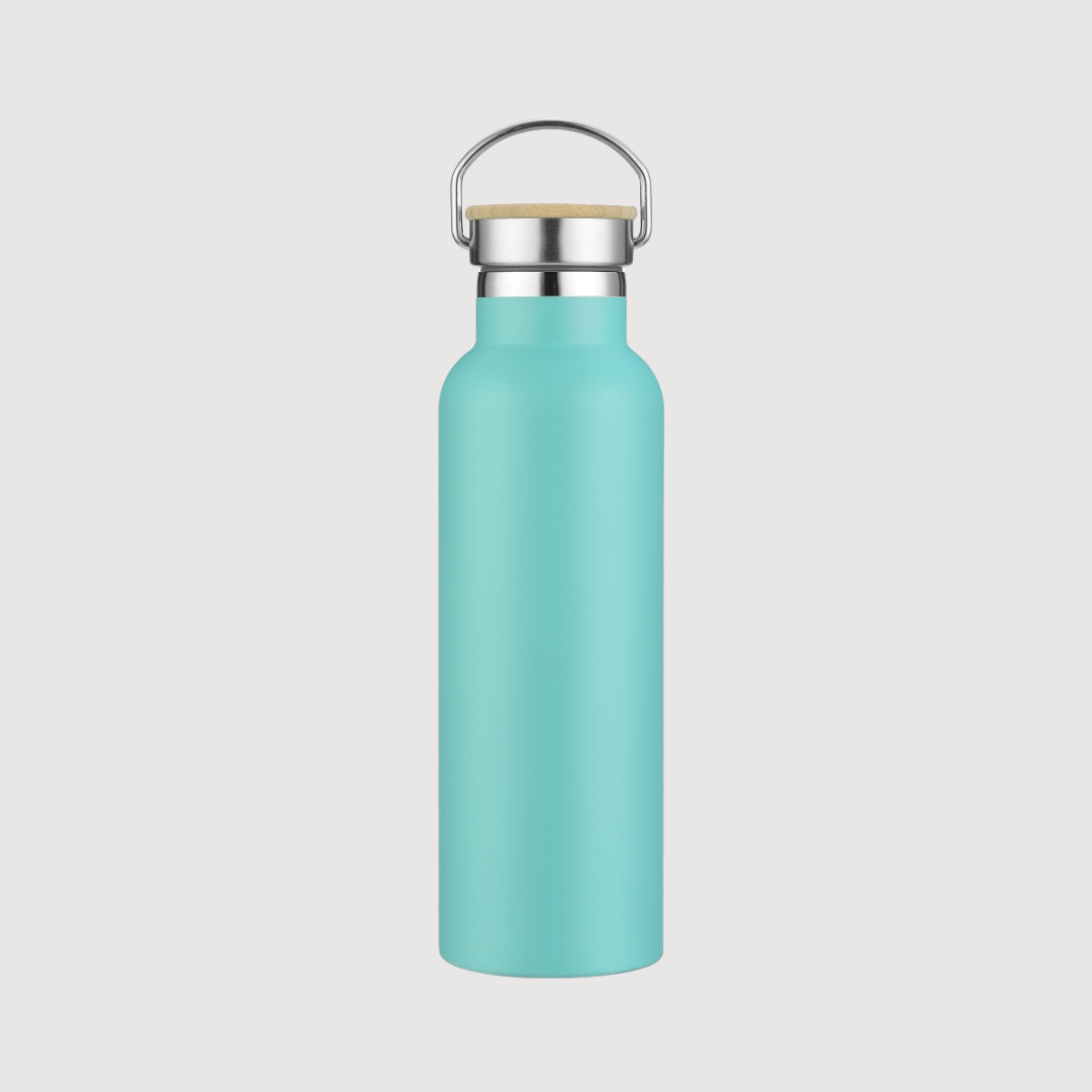 Double wall vacuum stainless steel bottle