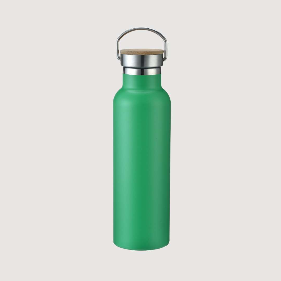 Double wall vacuum stainless steel bottle