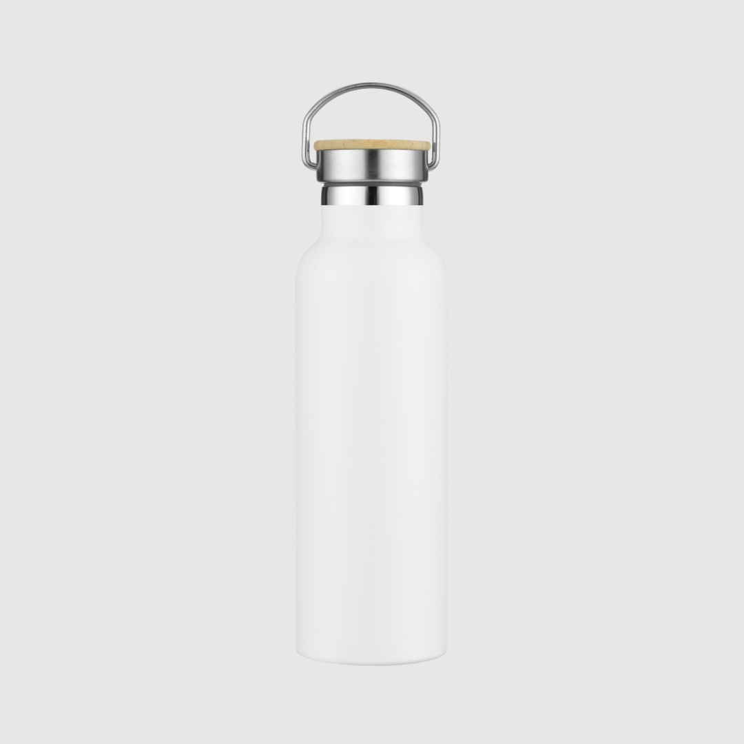 Double wall vacuum stainless steel bottle