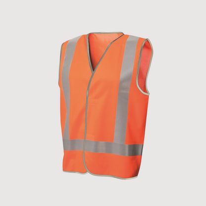 Frontier Recycled Hi-Vis Safety Vest with Reflective Tape