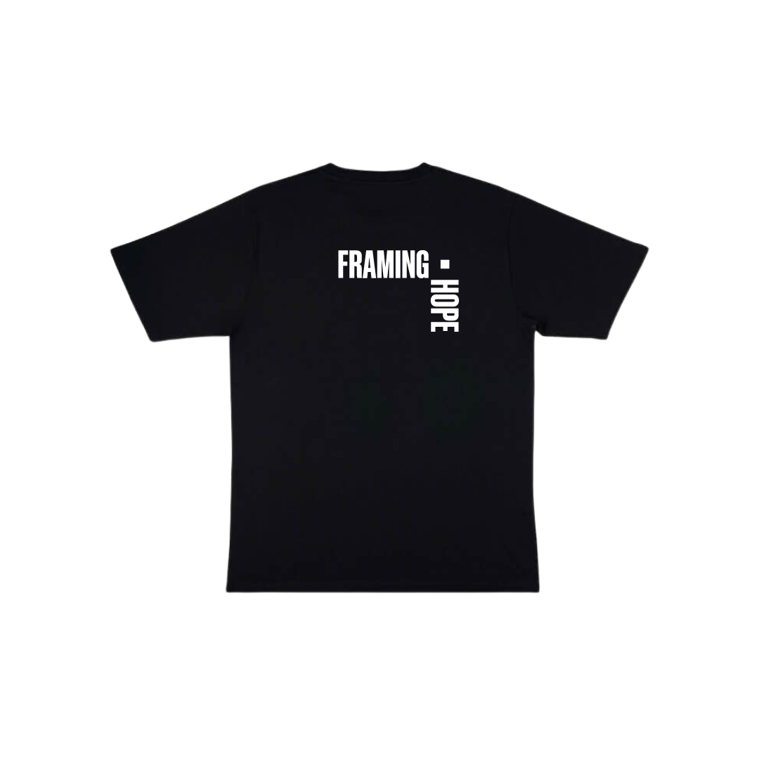 Framing Hope Organic Tee - Black LUCK•E