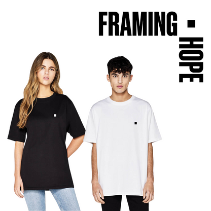 Framing Hope Organic Tee - White Earth Positive