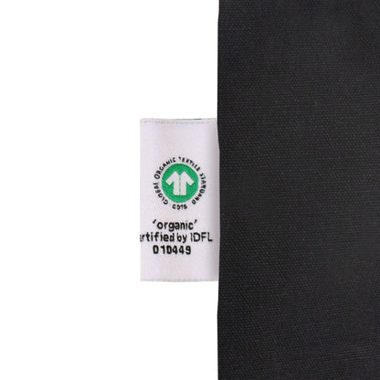 Organic Black Canvas Promotional Bag | ECV-08B