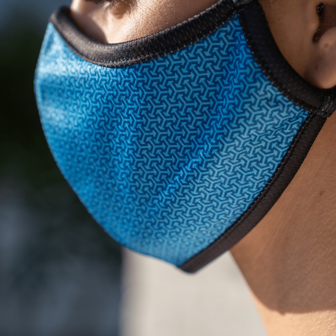 LUCKEStaple™ Reusable Mask | Ocean Balance™ | Aqua LUCK•E