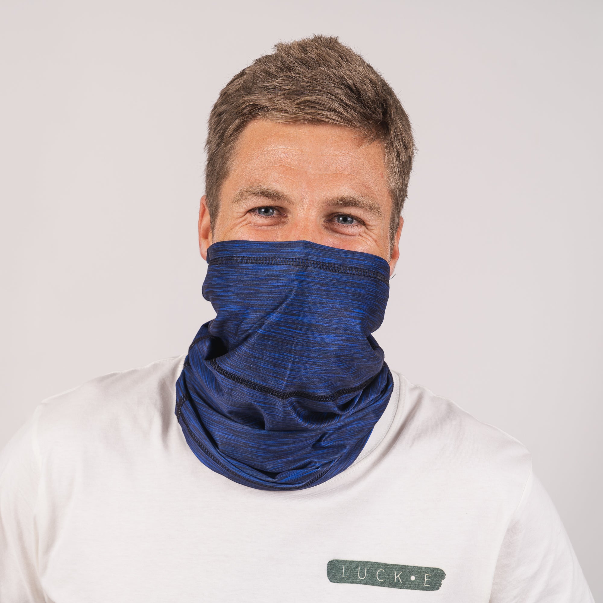 LUCKEgo™ | With Built-in 3 layer Mask | Heiq Technology | Navy LUCK•E