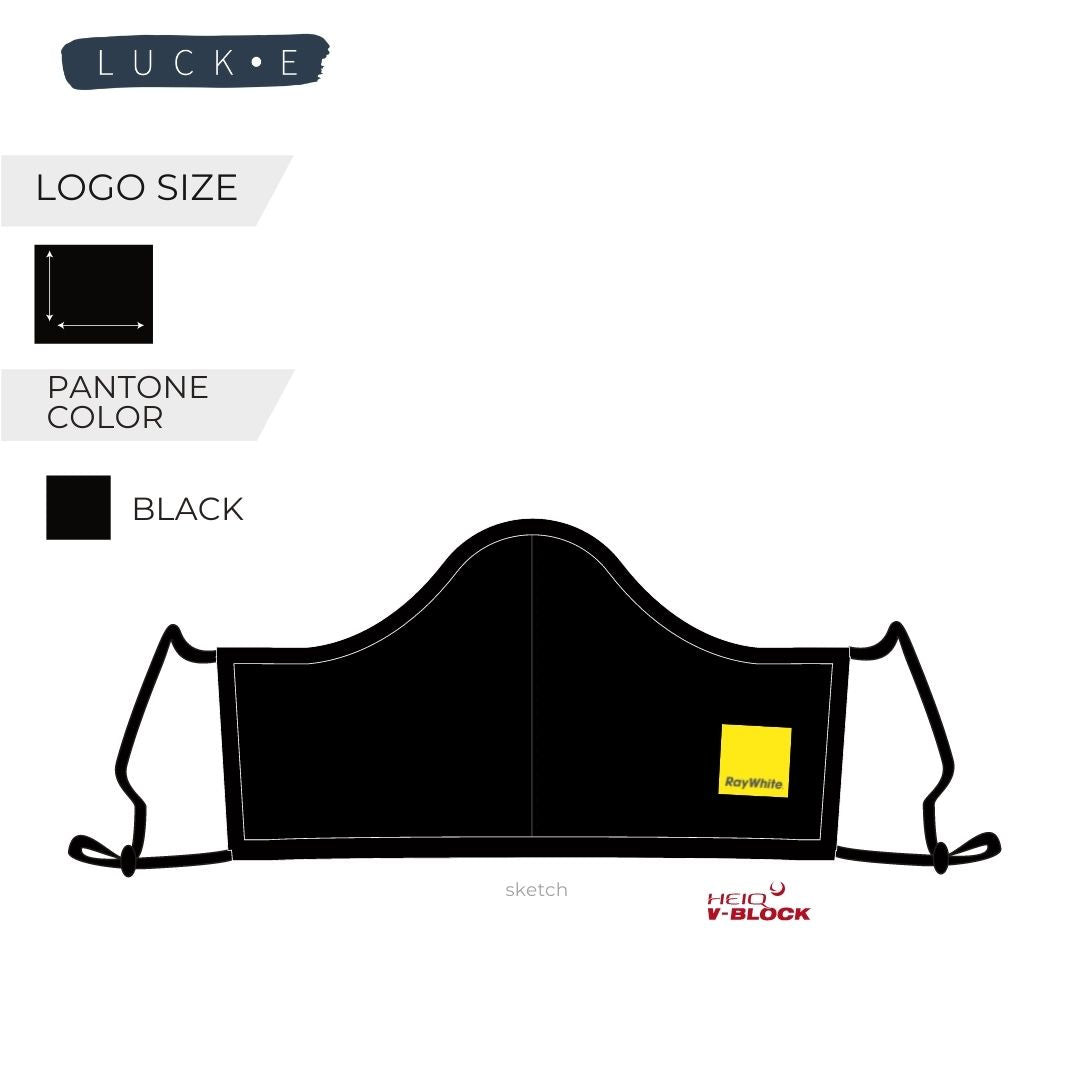 Ray White Face Masks | LUCKEme™ | HeiQ™ | LUCKE NZ LUCK•E